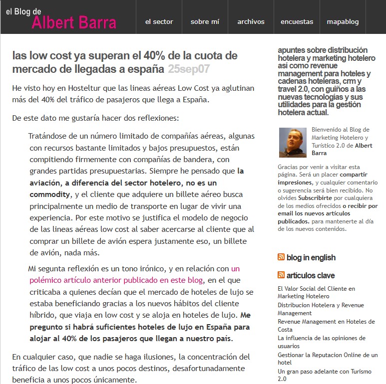 blog albert barra