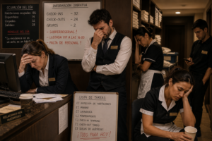 burnout en un hotel