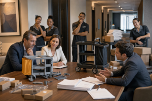 Comparación del coste total de propiedad entre equipamiento hotelero barato y una alternativa duradera
