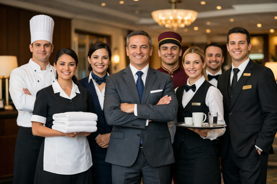 equipo hotelero