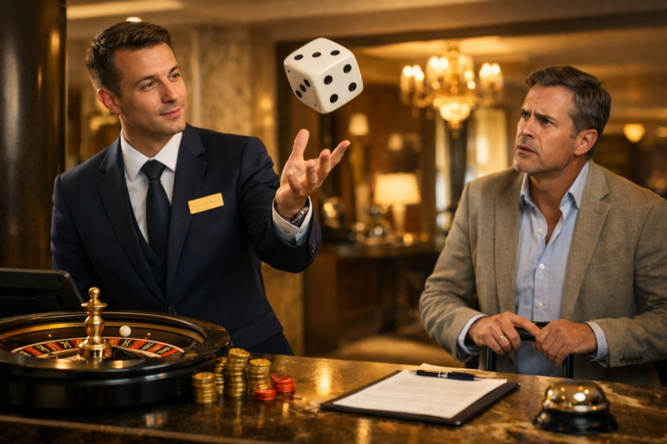 Leaving Hotel Upselling to Chance