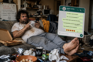 ex empleado enfadado