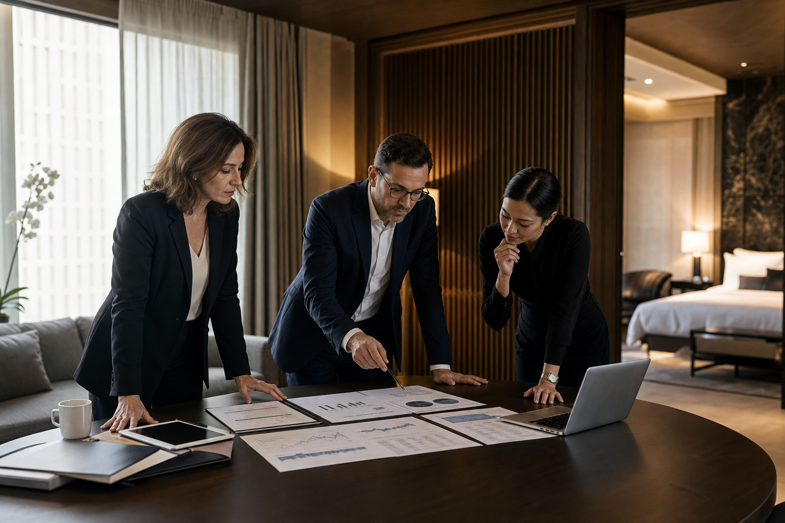 360-degree hotel management model integrating operations, marketing and revenue