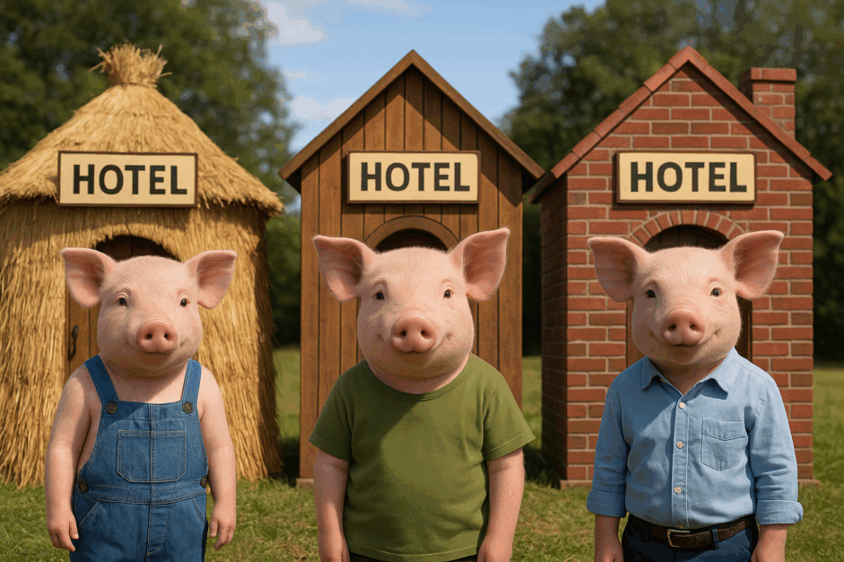 The Three Little Pigs: A Hospitality Lesson in Building for the Long Term